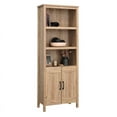 thumbnail image 2 of Pemberly Row Engineered Wood Bookcase with Doors in Khaki Pine Finish, 2 of 9
