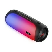 JVC Illuminated Portable Wireless Speaker with 30W max outputs, Dynamic Sound, Bluetooth 5.0, TWS Capability, USB-C, AUX in, up to 6-Hour Battery Life - SPPA7BTB (Black)