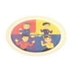 thumbnail image 1 of Plato de cena para niños de 8 pulgadas de fibra, plato de fruta en forma de disco, plato de ensalada, apto para alimentos, biodegradable, 1 of 1