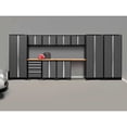 thumbnail image 2 of NewAge Products Bold Series Red 12 Piece Cabinet Set, Heavy Duty 24-Gauge Steel Garage Storage System, LED Lights Included, 2 of 11