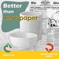 thumbnail image 4 of Embalaje: hojas de papel de periódico, 500 hojas, 17 x 27 pulgadas, 6,8 kg, 4 of 7