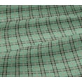 thumbnail image 5 of oneOone Viscose Jersey Fabric Tartan Check Printed Craft Fabric BTY 60 Inch Wide, 5 of 5