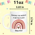 thumbnail image 4 of 93th Birthday Gifts Ideas, 93th Birthday Decorations for Her Him Women Men, 1932 Turning 93 Year Old Birthday Coffee Mug Cup, 11oz, 4 of 5