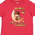 thumbnail image 4 of Inktastic My Mimi Loves Me to the Moon and Back Boys or Girls Toddler T-Shirt, 4 of 5