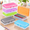 Multicolor-6, variant on 6 Pack Plastic Pencil Boxes Bulk Large Case Multicolor
