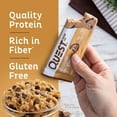 thumbnail image 3 of Quest Nutrition Original 21g Protein Bar, Chocolate Chip Cookie Dough Flavor, Single, 1 Count, 3 of 6
