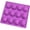 Purple, variant on Beautynvta 12-Cavity Egg Shaped Silicone Baking Mold, Easter Eggs Chocolate Mold, Purple, 6.9''x6.5''