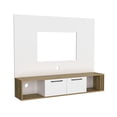 thumbnail image 2 of 56.1" Wide Entertainment Center with Cable Management Two Cabinets Four Shelves for Living Room, 2 of 4