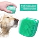 thumbnail image 2 of Juego de 2 cepillos de baño de silicona suave para perros con dispensador de champú y cepillo de masaje para cachorros, 2 of 5