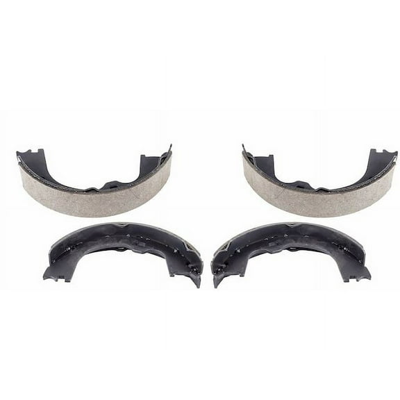 Rear Brake Shoe Set - Compatible with 2009 - 2021 Chevy Express 3500 2010 2011 2012 2013 2014 2015 2016 2017 2018 2019 2020
