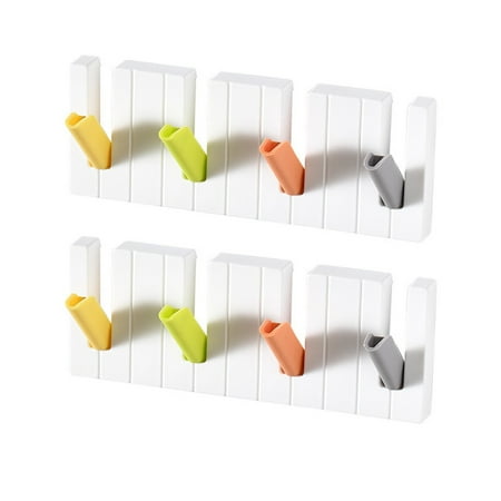 

Naittoop Clearance 2024! Key Wall Decorative Key And Email With Large Key Hook Pocket Piano Shaped Key Punch Key Hook