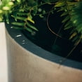 thumbnail image 3 of Ash & Ember 18" Laurel Charcoal Planter, Lightweight Fiberstone Composite with Weather-Resistant Finish, 3 of 6