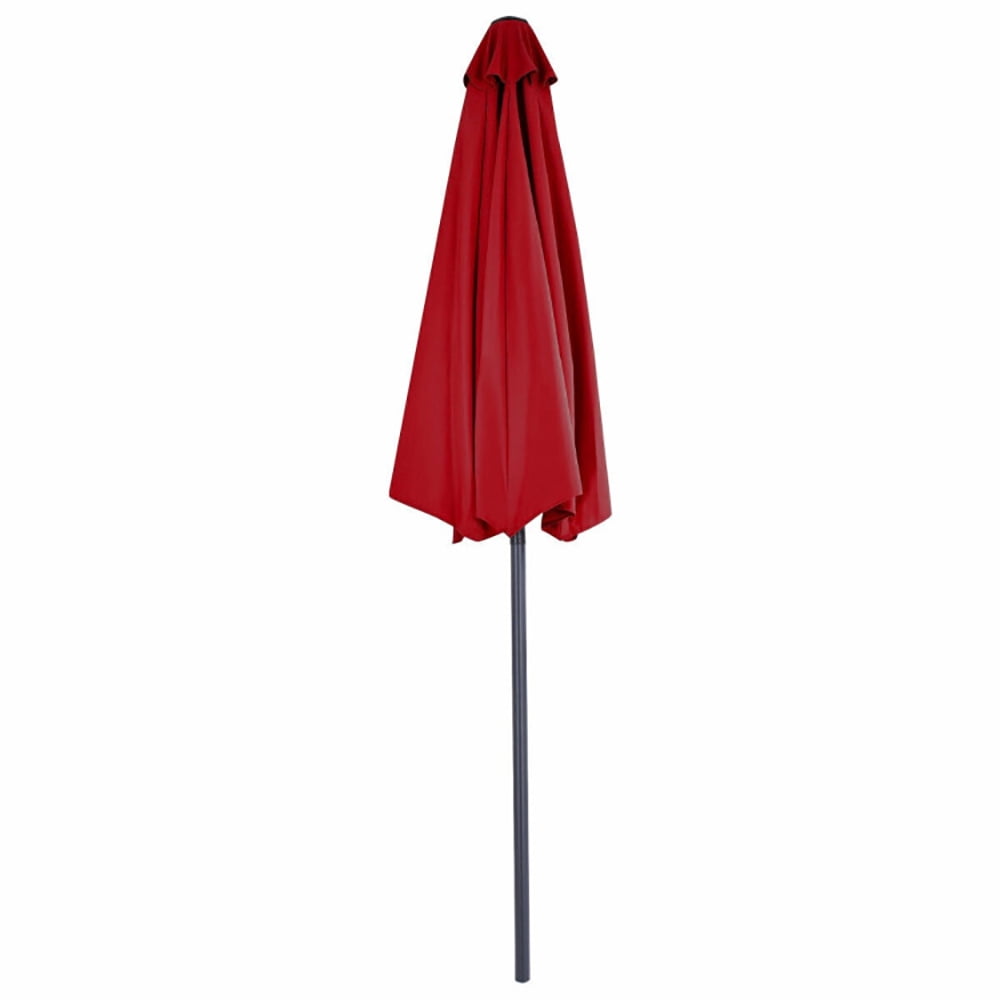 Aimee Lii 9Ft Patio Bistro Half Round Umbrella, Table Umbrella Outdoor Patio, Red Aimee Lii 9Ft Patio Bistro Half Round Umbrella, Table Umbrella Outdoor Patio, Red