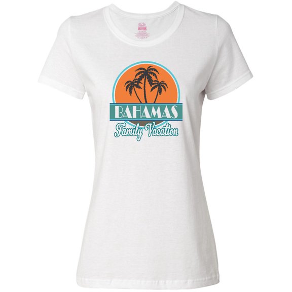 Inktastic Bahamas Family Vacation Matching Women's T-Shirt