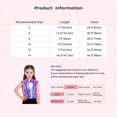 thumbnail image 6 of Eandarui Big Girls Boys Hip-Hop Jazz Dance Party Cropped Tops Shiny Zip Up Outfits Metallic Vest Sequins Waistcoat Black 14, 6 of 6