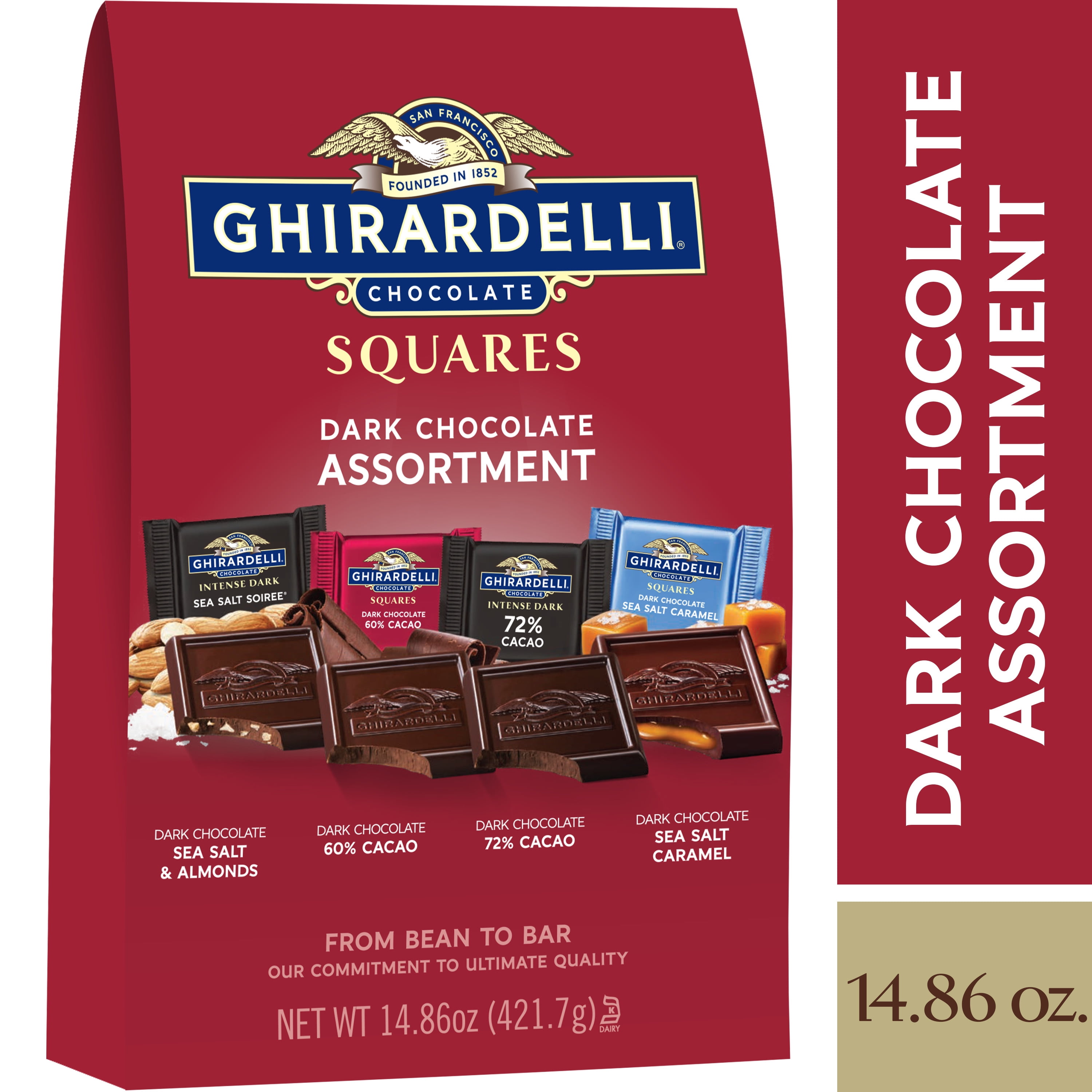 GHIRARDELLI Dark Chocolate Squares Assortment 14.86 Oz.