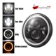 thumbnail image 2 of 2 Faros Led 7 Pulgadas H4 Jeep Vocho Auto Moto Drl Aro Ángel, 2 of 6