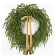 thumbnail image 4 of Christmas Wreath with Bells and Ribbon for Front Door,Artificial Pine Greenery Winter Wreath for Indoor Outdoor Decor,Country Style Door Hanging Wreath for Wall,Window,Porch,Mantel and Table, 4 of 4