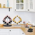 thumbnail image 6 of Round Acrylic Display Riser Stand,Cake Transparent Dessert Rack Wedding Birthday Party Decoration Tools (3 circles,Black), 6 of 6