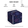 thumbnail image 4 of Naloa Stars And Gradient Colorful Snowflakes Tissue Box Cover Leather Tissue Holder Square Facial Tissue Case for Bathroom, Vanity Countertop, Tabletop, Car, 4 of 7