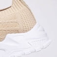 thumbnail image 6 of Rotm Sneakers for Women Womens Sneakers Lightweight Tennis Walking Shoes Sports Running Shoes for Woman Mesh Breathable Beige,7.5, 6 of 7