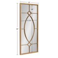 thumbnail image 6 of Kate and Laurel Bakersfield Elegant Wall Mirror, 13 x 30, Gold, Traditional Metal Framed Mirror for Wall, 6 of 8