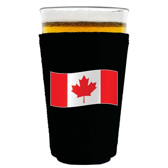World Countries Flag Pint Glass Coolie (Canada)