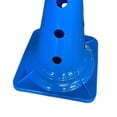 thumbnail image 5 of Cono de entrenamiento de 20 pulgadas Cola Cono marcador de campo Señal de seguridad Azul, 5 of 5