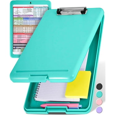 Nursing Clipboard with Storage,Medical Clipboard Nursing Essentials for Nurses and Nursing Students School Supplies with Quick Access Reference Guide (Mint) Towards