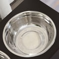 thumbnail image 4 of Pawhut Raised Pet Feeding Storage Station with 2 Stainless Steel Bowls Base for Large Dogs and Other Large Pets, Dark Brown, 4 of 9