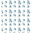 thumbnail image 3 of Aqua Jellyfish Duvet Cover Set, Simplistic Layout of Floating Underwater Elements Wavy Tentacles, Decorative 2 Piece Bedding Set with 1 Pillow Shams, Twin Size, Dark Sky Blue White, by Ambesonne, 3 of 3