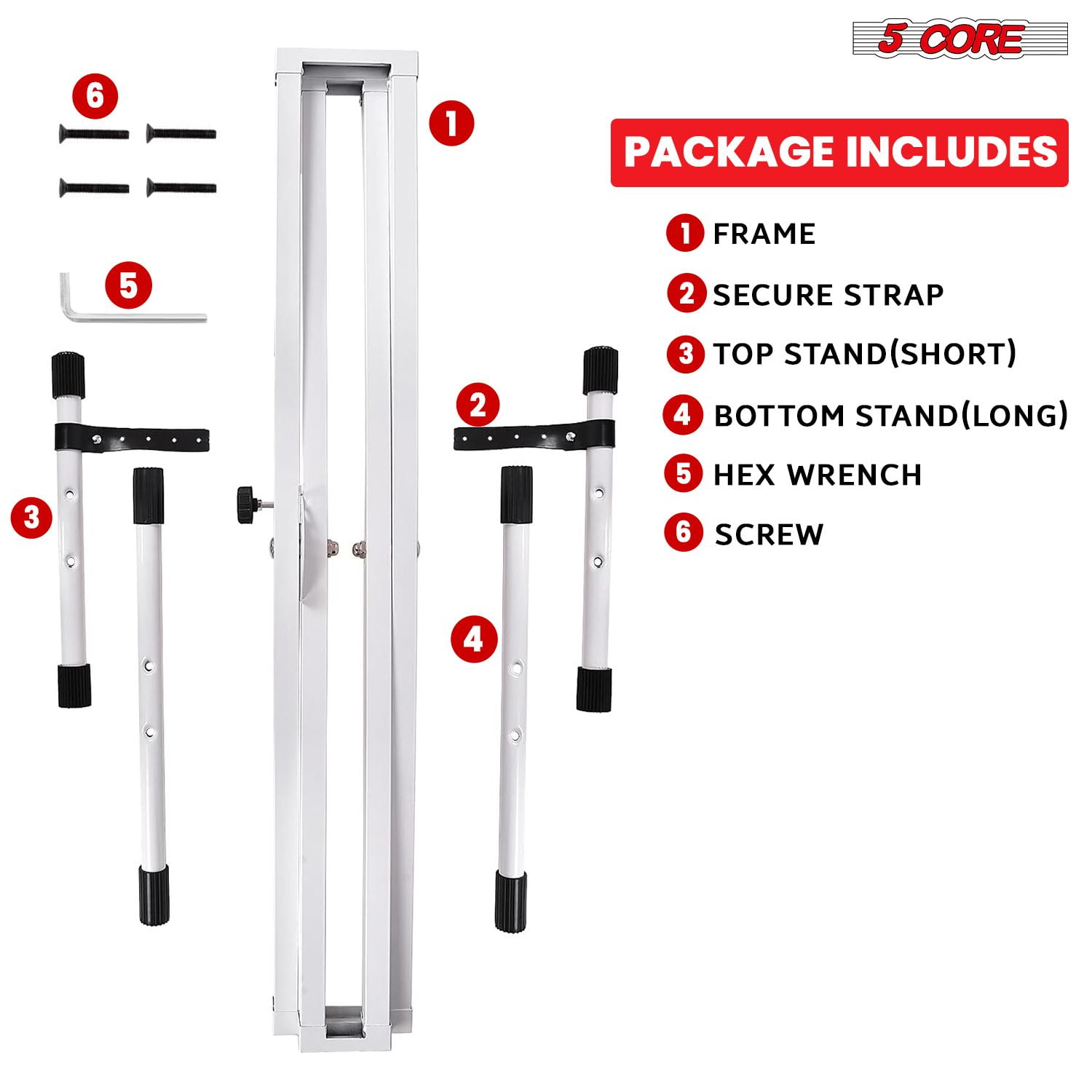 Piano Keyboard Stand Double X Style Heavy Duty Adjustable Digital Electric Piano Riser Durable & Sturdy Music Synthesizer Holder Stands For 61 76 88 Keys w Secure Locking Strap - KS 2X