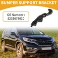thumbnail image 2 of No.5253678010 Soporte de Parachoques Frontal Izquierdo Lado del Conductor para Lexus NX300h Base 2015-2021 1 Pc Negro, 2 of 6