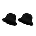 thumbnail image 4 of Prolriy Winter Hats for Women, Women's Fashionable Autumn and Winter Warm and Thickened Fashionable Fisherman Hat Bucket Hat Cloche Hat Black, 4 of 4