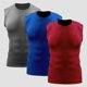 thumbnail image 1 of Camiseta sin mangas de compresión para hombre, paquete de 3, chaleco de ajuste de secado rápido que Abanopi Hombres chaleco deportivo, 1 of 7