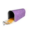thumbnail image 5 of Bingfone Lilac Glittering Magnetic Mailbox Cover Standard Size For Garden Yard Outdoor Decorations-21x18 In, 5 of 7