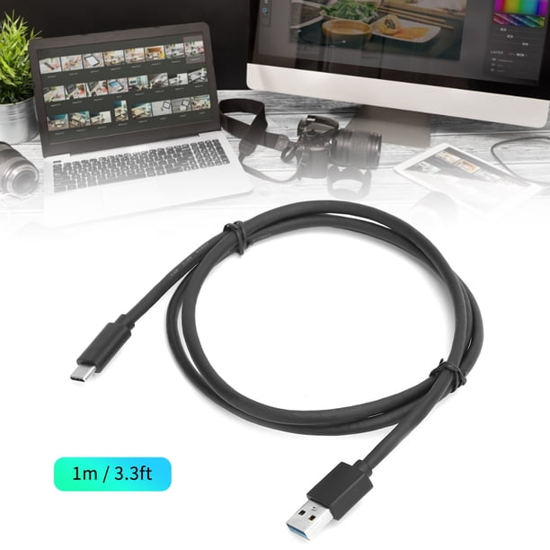 Cable USB-A A Tipo C, Cables Adaptadores De Alta Velocidad De Inserción Hacia Adelante Y Atrás Para Tarjetas De Red Inalámbricas Para Dispositivos Digitales