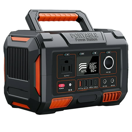 

iMounTEK 300W Portable Power Station 260Wh 70200mAh Lithium Battery Power Solar Generator Backup Energy Storage Battery with 110V 60Hz/300W AC Outlet for Outdoors Camping Travel Hunting Home Blackout