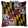 thumbnail image 2 of PKQWTM Maryland State Flag Luxury Crocodile Texture Reversible Mermaid Cushion Cover Home Decor Sequin Pillow Case Size 20x20 inches, 2 of 2