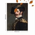 thumbnail image 3 of Bearded Military Uniform Man Portrait Canvas Print Wall Art, 3 of 8