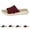 Wine, variant on Womens Slip on Shoes Arch Support Mesh Breathable Comfy Memory Foam Wedge Slide Sandals Summer Non-Slip Gum Sole Lounge Walking Shoes Navy 41(US-8.5)
