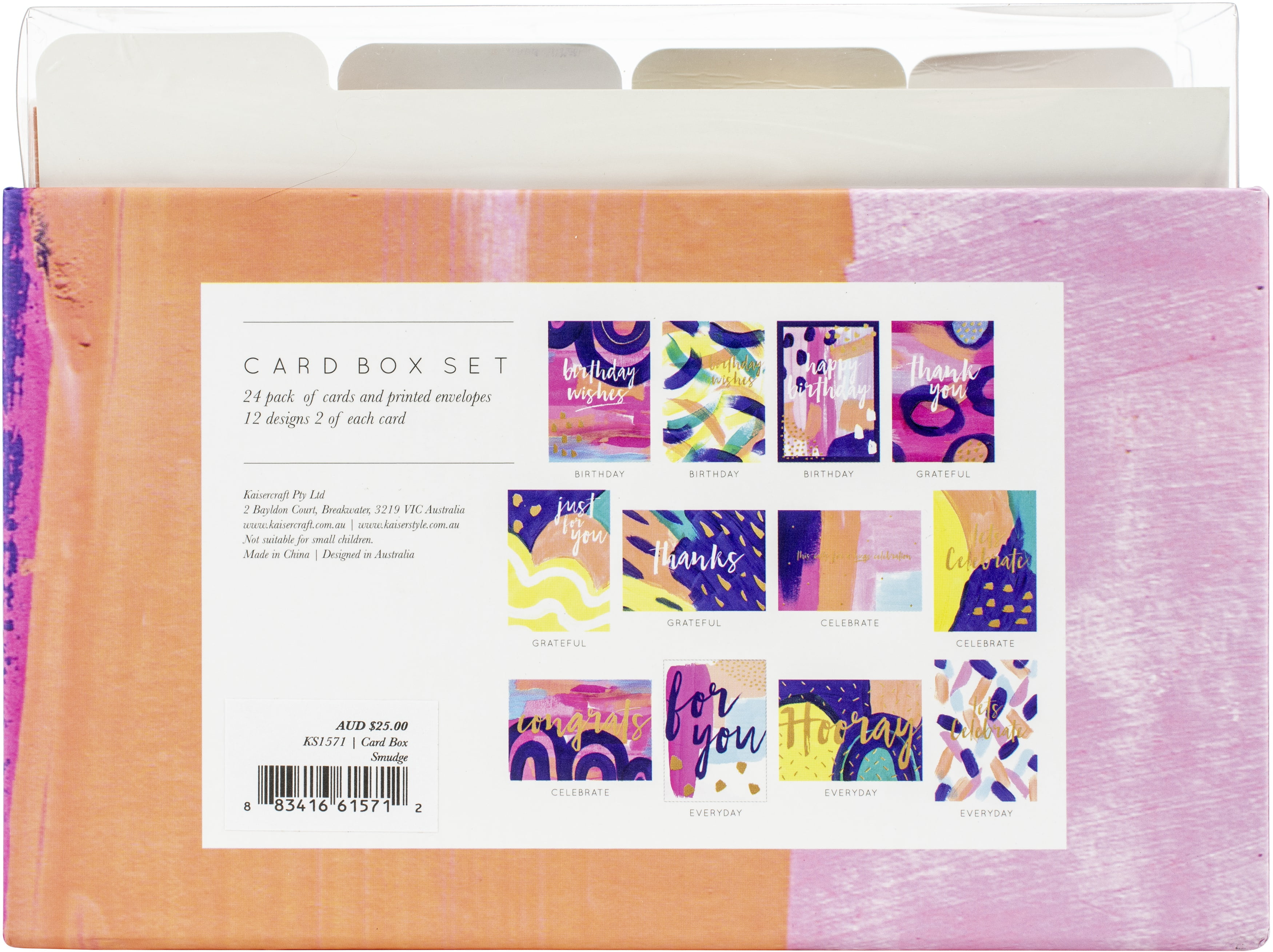 Kaisercraft Kaiser Style Greeting Cards Box W Envelopes Smudge Kaisercraft Kaiser Style Greeting Cards