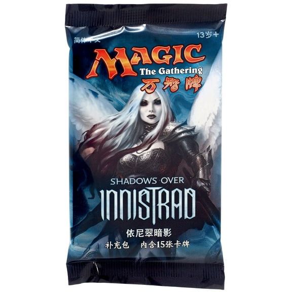 MtG Trading Card Game Shadows Over Innistrad Booster Pack  (Chinese, 15 Cards)