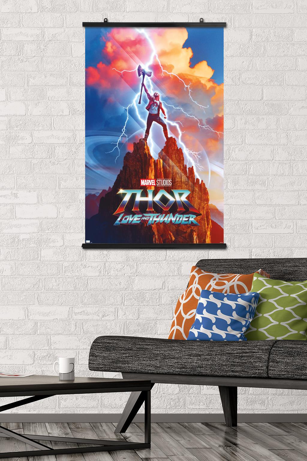 Marvel Thor: Love and Thunder - Thor One Sheet Wall Poster, 22.375" x 34"