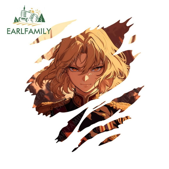 EARLFAMILY 5.1" Jin-woo Tear Solo Anime Car Stickers Vinyl Trunk Bumper Decals