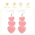 thumbnail image 5 of HONMEET Love Heart Earrings Lightweight Design for Special Occasions, 5 of 5