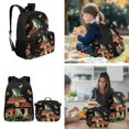 thumbnail image 2 of KUIFORTI Frog Mushroom Bookbag and Lunch Box, 4Pcs Kids Backpack Set for Elementary School Students, Large Capacity Boys Girls School Bag with Pencil Case Water Bottle Sleeve Back to School Gifts, 2 of 7