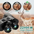 thumbnail image 6 of 10-30X50 Zoom Binoculars for Adults, High Powered Military Binoculars for Bird Watching, Hunting, Outdoor, Hiking, Concerts Large View/Waterproof/BAK7 Prism/FMC Lens/Low Light Night Vision, 6 of 8