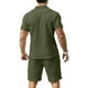 thumbnail image 4 of Conjunto de polo y pantalones cortos KUYIGO para hombre, trajes de verano, 4 of 5