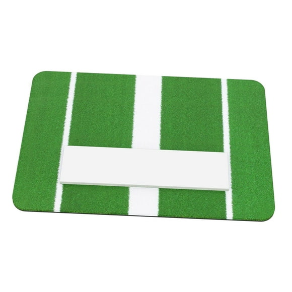 Tapete de práctica de béisbol y sóftbol de 23,6 x 35,8 pulgadas con respaldo antideslizante, material PP EVA para lanzadores y bateadores, portátil.